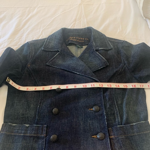 Ralph Lauren Jean jacket double breasted. - Picture 4 of 5